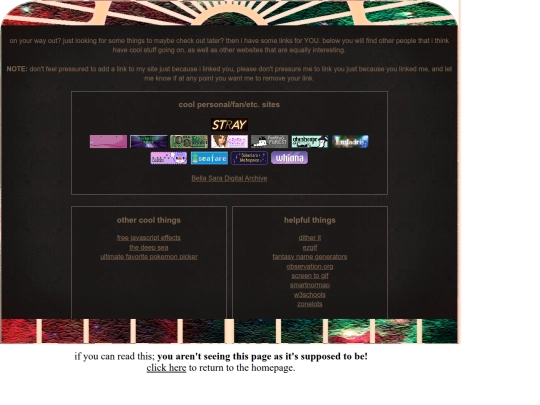 links screenshot
