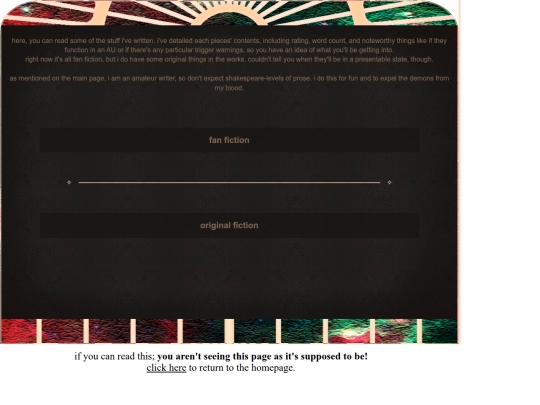 writing screenshot