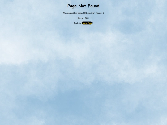 not_found screenshot