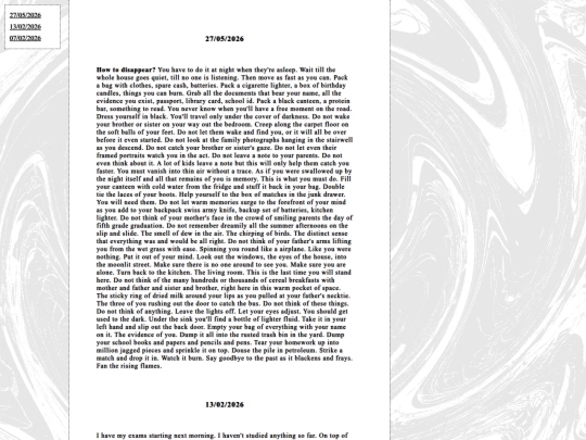 views/diary screenshot