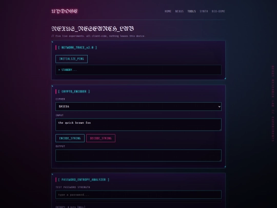 tools screenshot