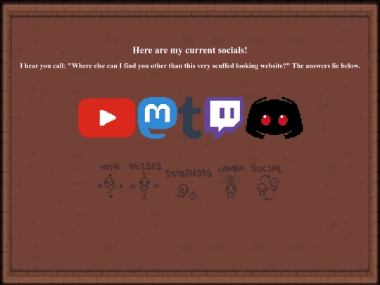 socials screenshot