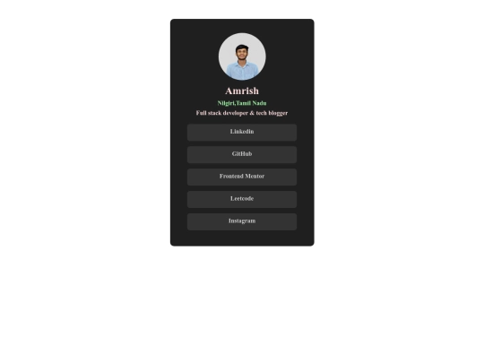 SocialLinks screenshot