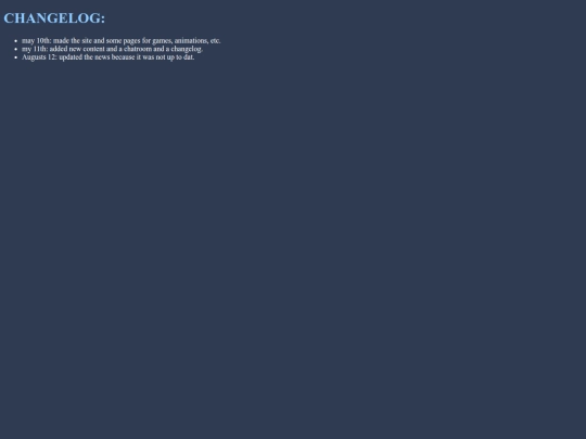 changelog screenshot
