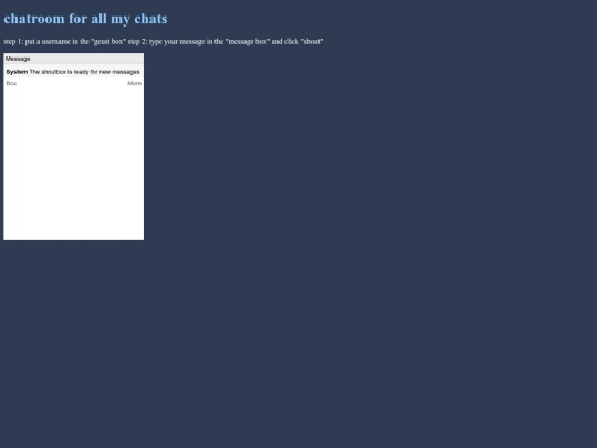 chatroom screenshot