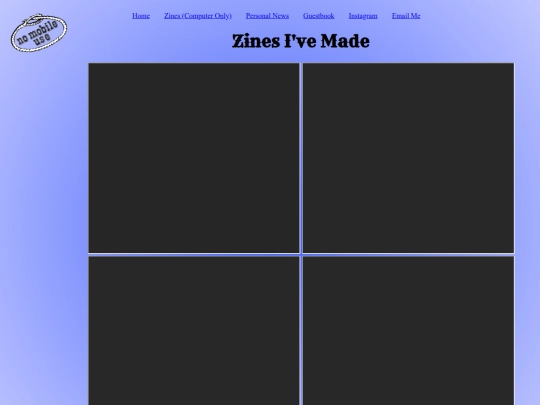 zines screenshot