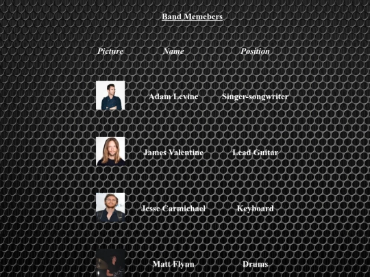 Maroon5page1 screenshot