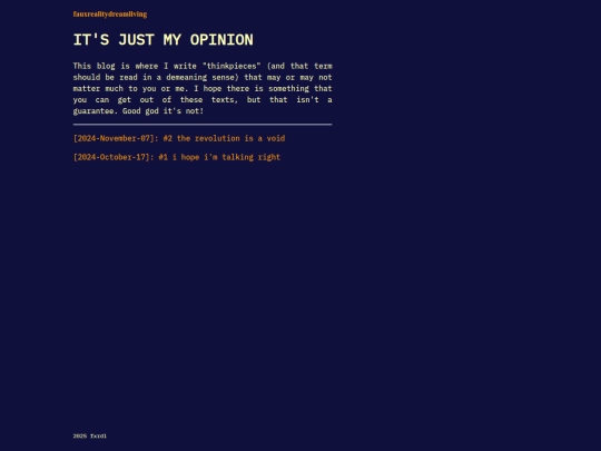 blog screenshot