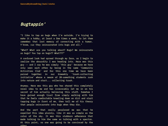 bugtappin screenshot