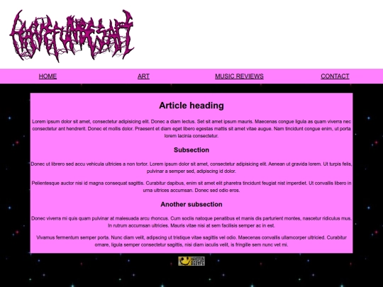 test screenshot