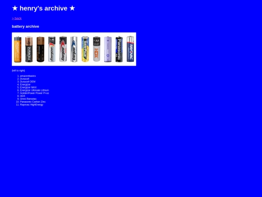 battery-archive screenshot