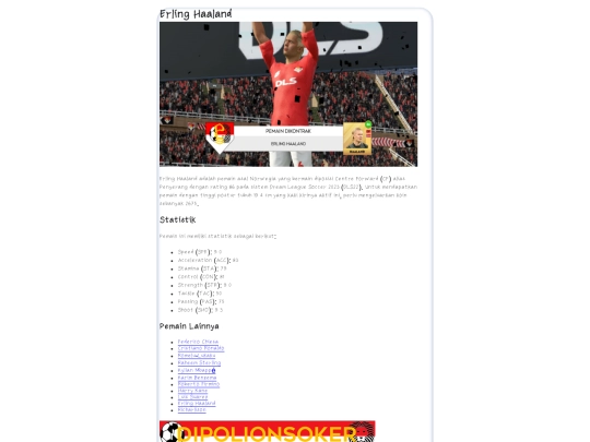 llog/Pemain-Erling-Haaland screenshot