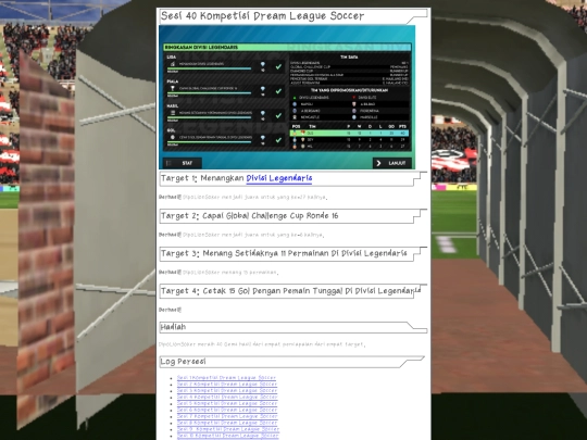llog/Sesi-40-Kompetisi-Dream-League-Soccer screenshot