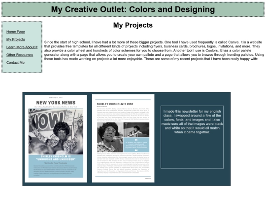 documents/myprojects screenshot