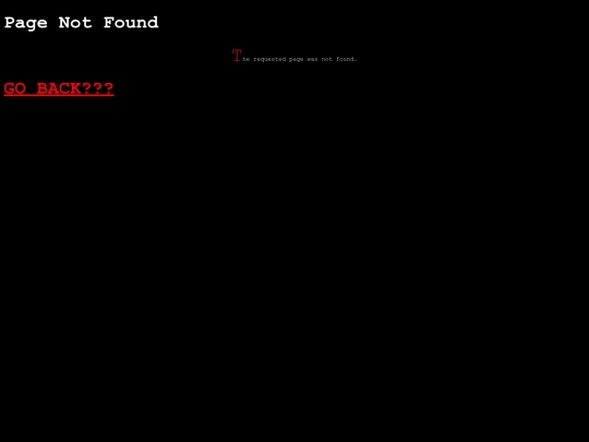 not_found screenshot