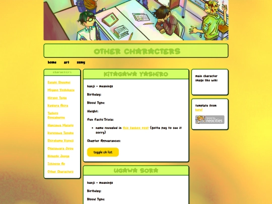 ssmy characters/otherchara screenshot