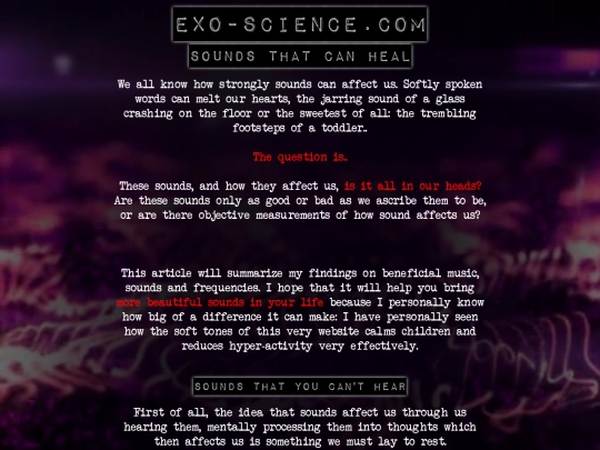 sounds screenshot