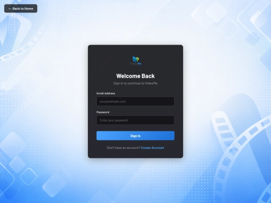 login screenshot