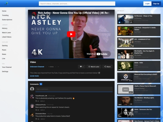 video screenshot