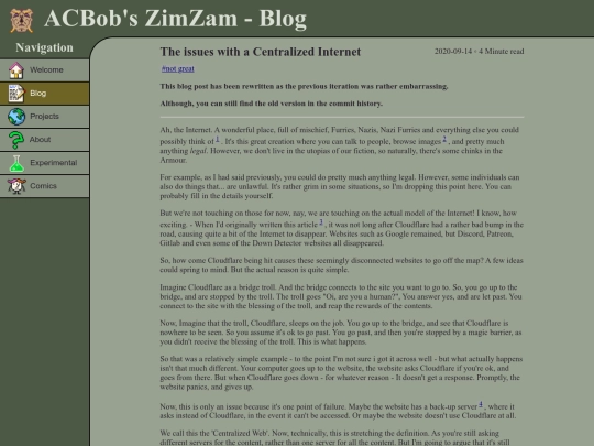 blog/cloudflare-and-the-internet screenshot