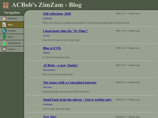 blog/page/2 screenshot