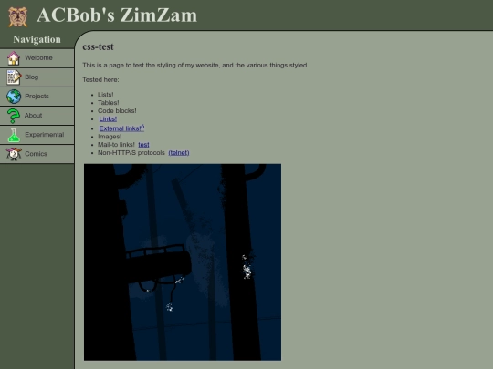 css-test screenshot
