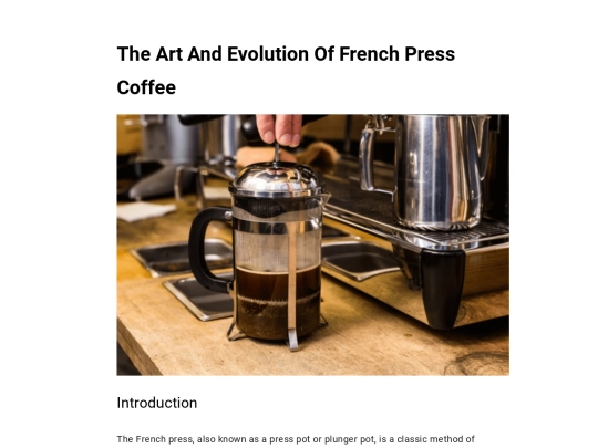 the-art-and-evolution-of-french-press-coffee screenshot