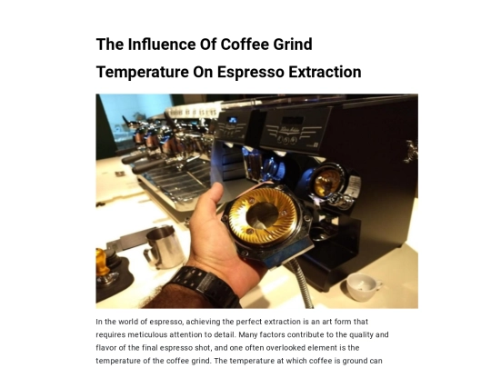 the-influence-of-coffee-grind-temperature-on-espresso-extraction screenshot