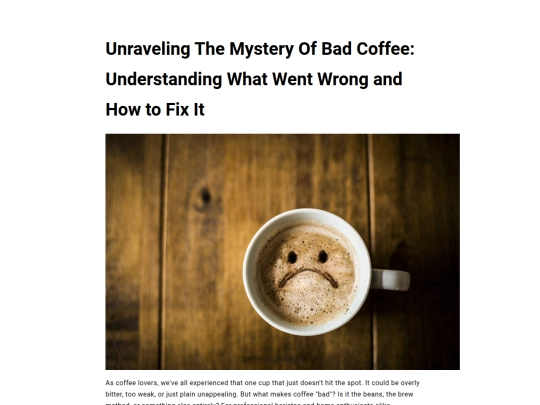 unraveling-the-mystery-of-bad-coffee screenshot