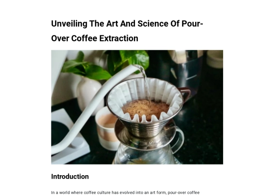 unveiling-the-art-and-science-of-pour-over-coffee-extraction screenshot
