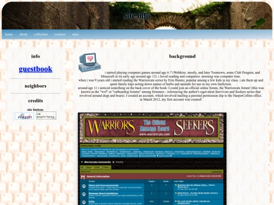 aboutsite screenshot