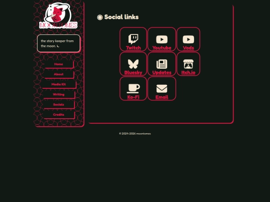 socials screenshot