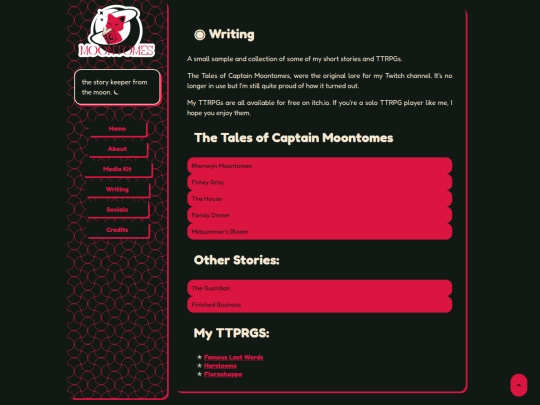 writing screenshot