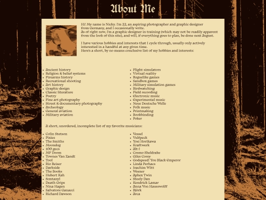 about-me screenshot