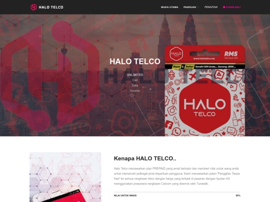 Halotelco/index1 screenshot