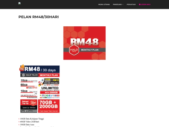 Halotelco/pelan_rm4830hari screenshot