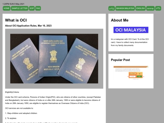 ocimalaysia/blog screenshot