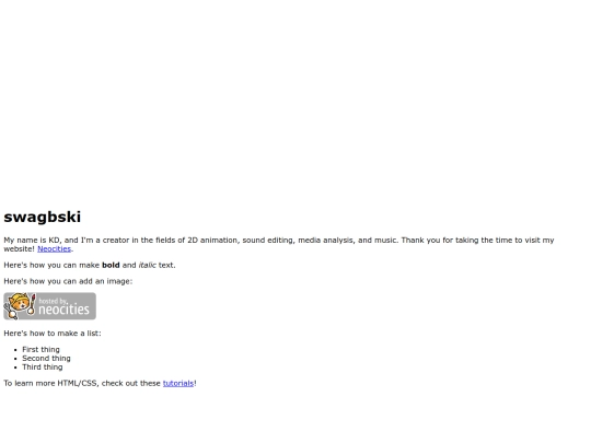index screenshot