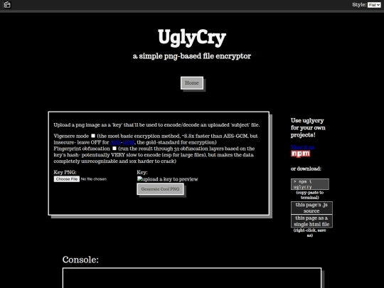 subpages/uglycry screenshot