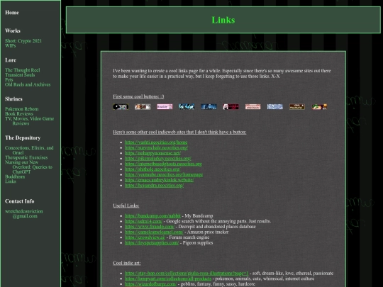 links screenshot