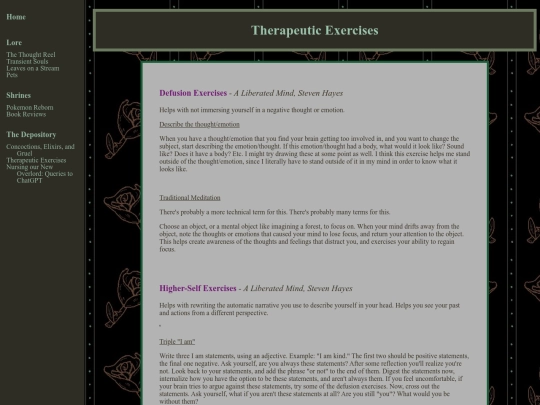 therapeutic-exercises screenshot