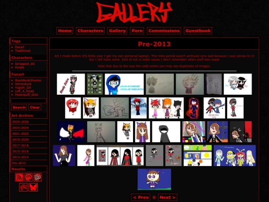 artarchive/pre2013 screenshot