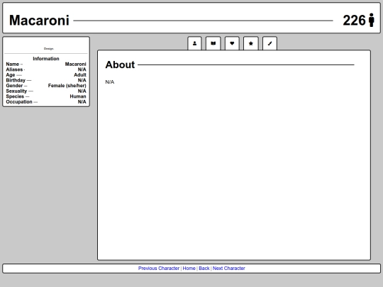 character/macaroni screenshot