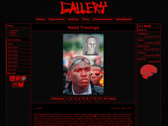 gallery/headtracings screenshot