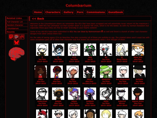 internals/columbarium screenshot