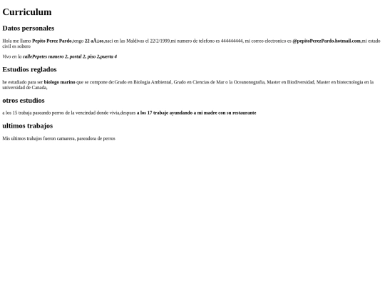 html/mi curriculum screenshot