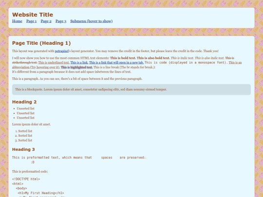 index screenshot