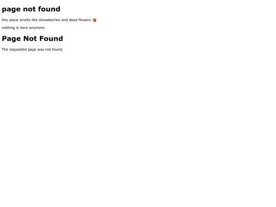 not_found screenshot
