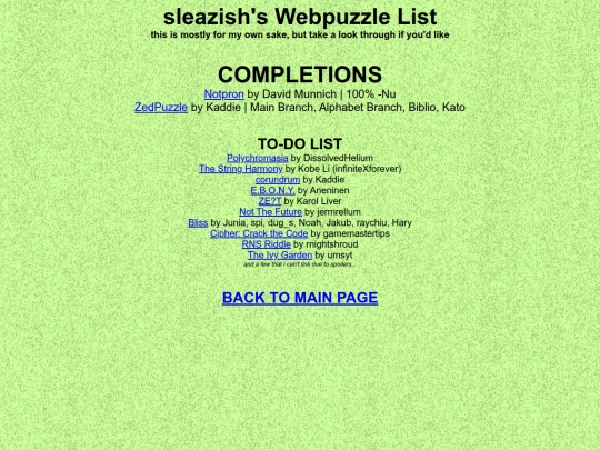webpuzzles screenshot