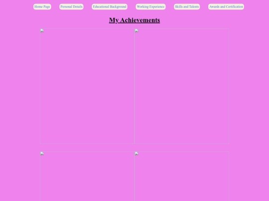awards and certification screenshot